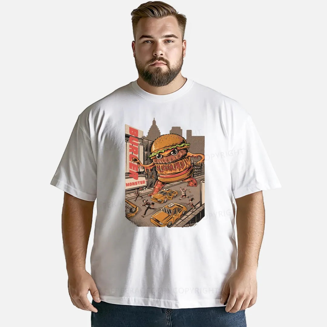 Vintage Burger Monster Classic T-Shirt