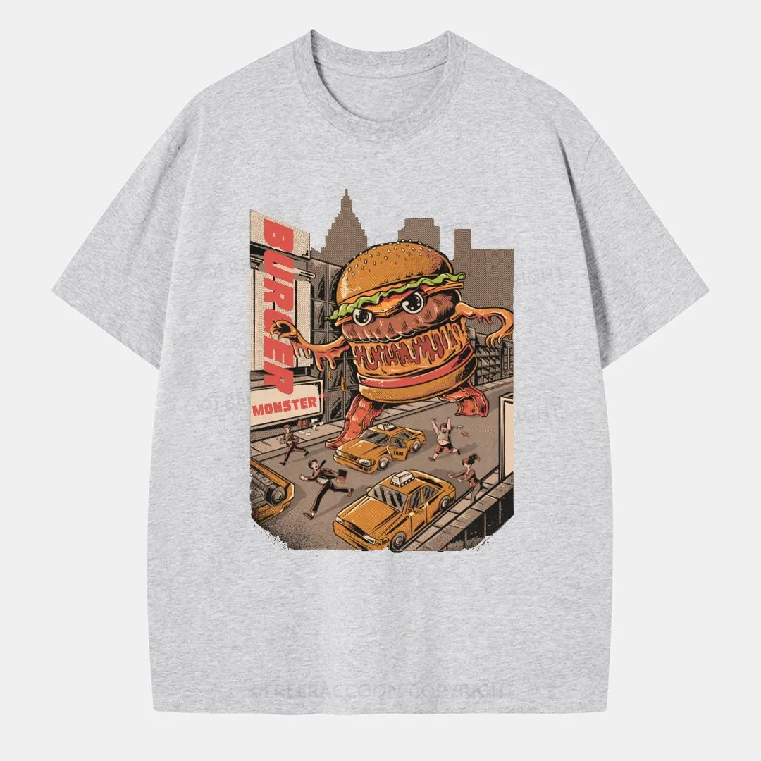 Vintage Burger Monster Classic T-Shirt