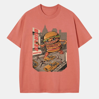 Vintage Burger Monster Classic T-Shirt