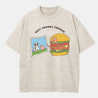 Vintage Best Friends Forever Washed T-Shirt