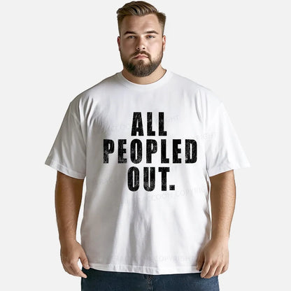 Vintage All Peopled Out Classic T-Shirt