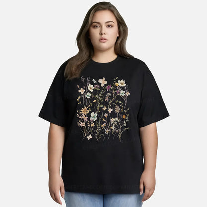 Vintage Boho Wildflowers Classic T-Shirt