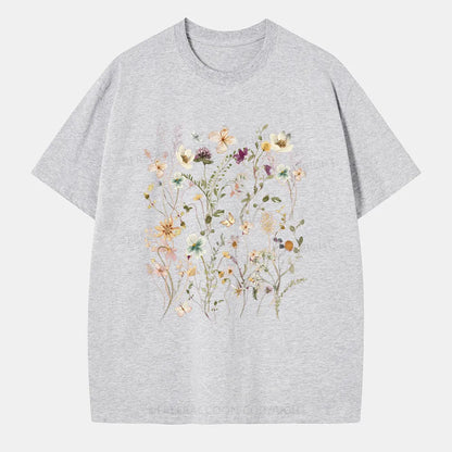 Vintage Boho Wildflowers Classic T-Shirt