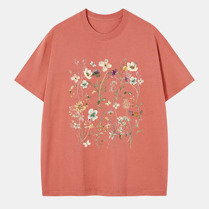 Vintage Boho Wildflowers Classic T-Shirt