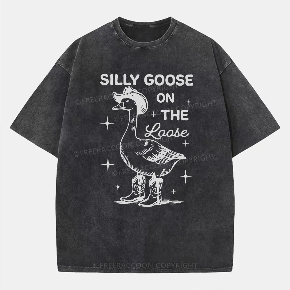 Vintage Goose On The Loose Washed T-Shirt