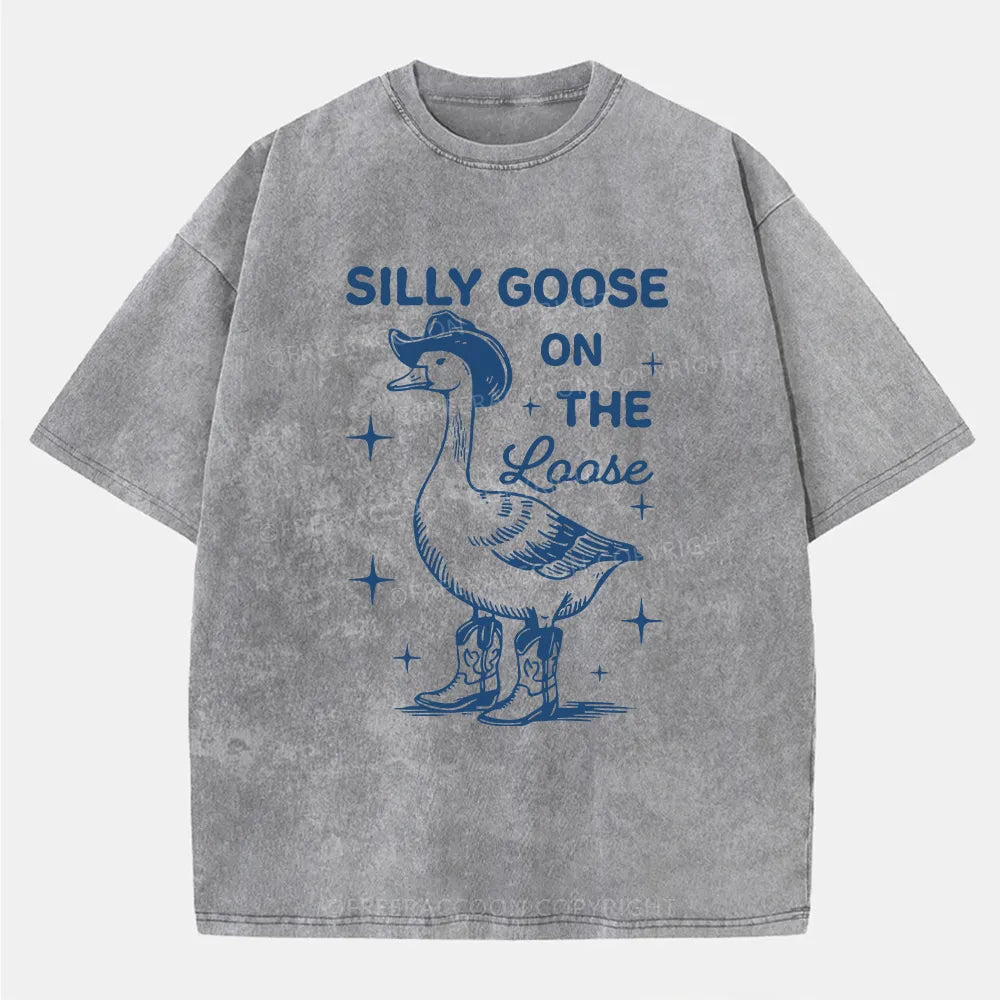 Vintage Goose On The Loose Washed T-Shirt