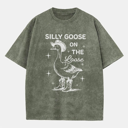 Vintage Goose On The Loose Washed T-Shirt