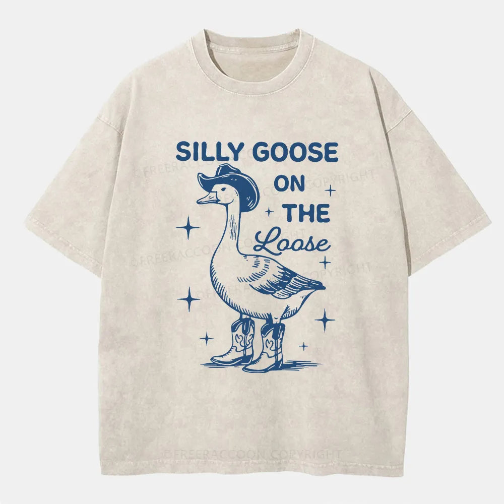 Vintage Goose On The Loose Washed T-Shirt