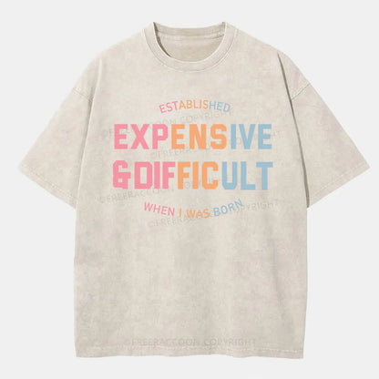 Vintage Expensive & Difficult Washed T-Shirt