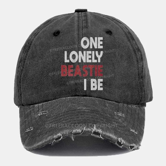 Vintage One Lonely Beastie I Be Ripped Washed Cap