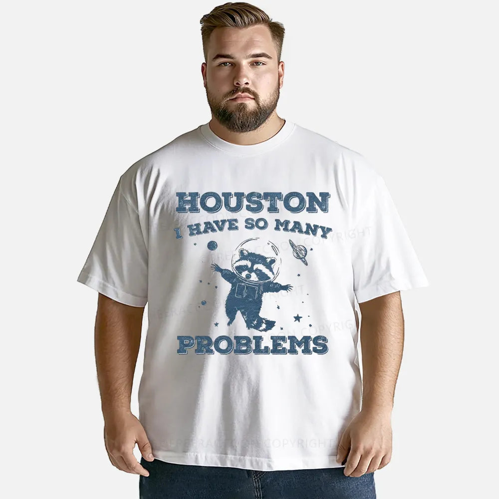 Vintage Houston I Have So Many Problems Space Humor Classic T-Shirt