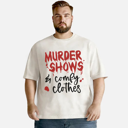 Vintage Murder Shows Comfy Washed T-Shirt