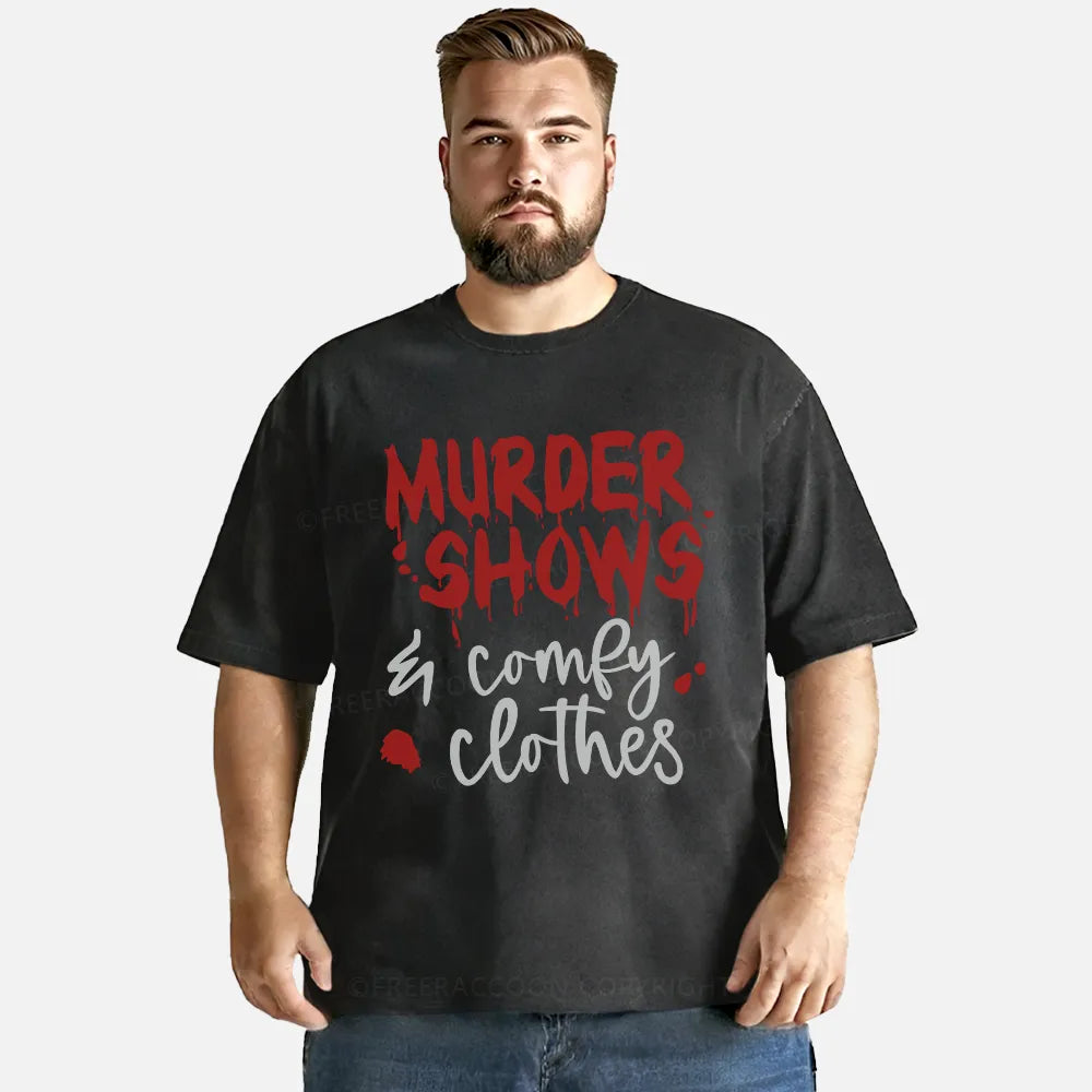 Vintage Murder Shows Comfy Washed T-Shirt