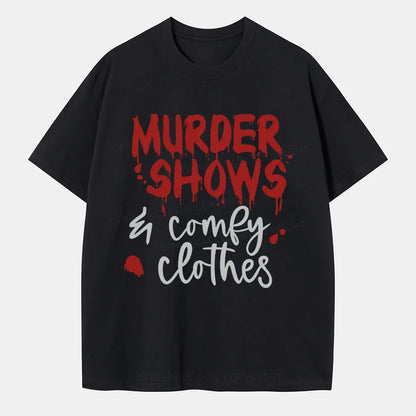 Vintage Murder Shows Comfy Classic T-Shirt