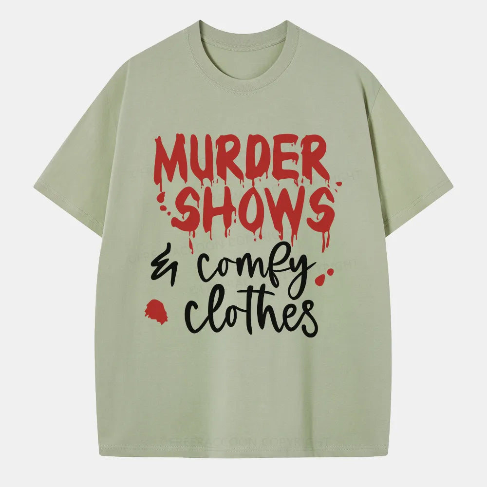 Vintage Murder Shows Comfy Classic T-Shirt