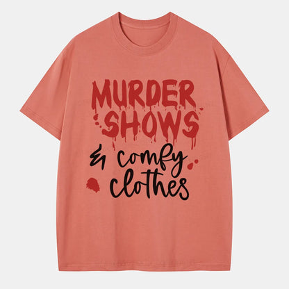 Vintage Murder Shows Comfy Classic T-Shirt