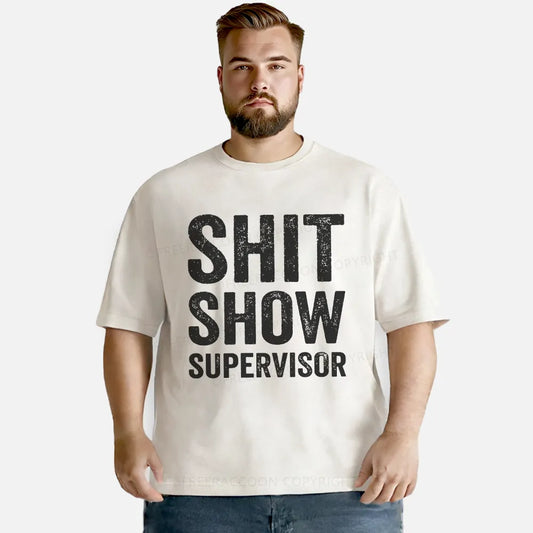 Vintage Shit Show Supervisor Washed T-Shirt