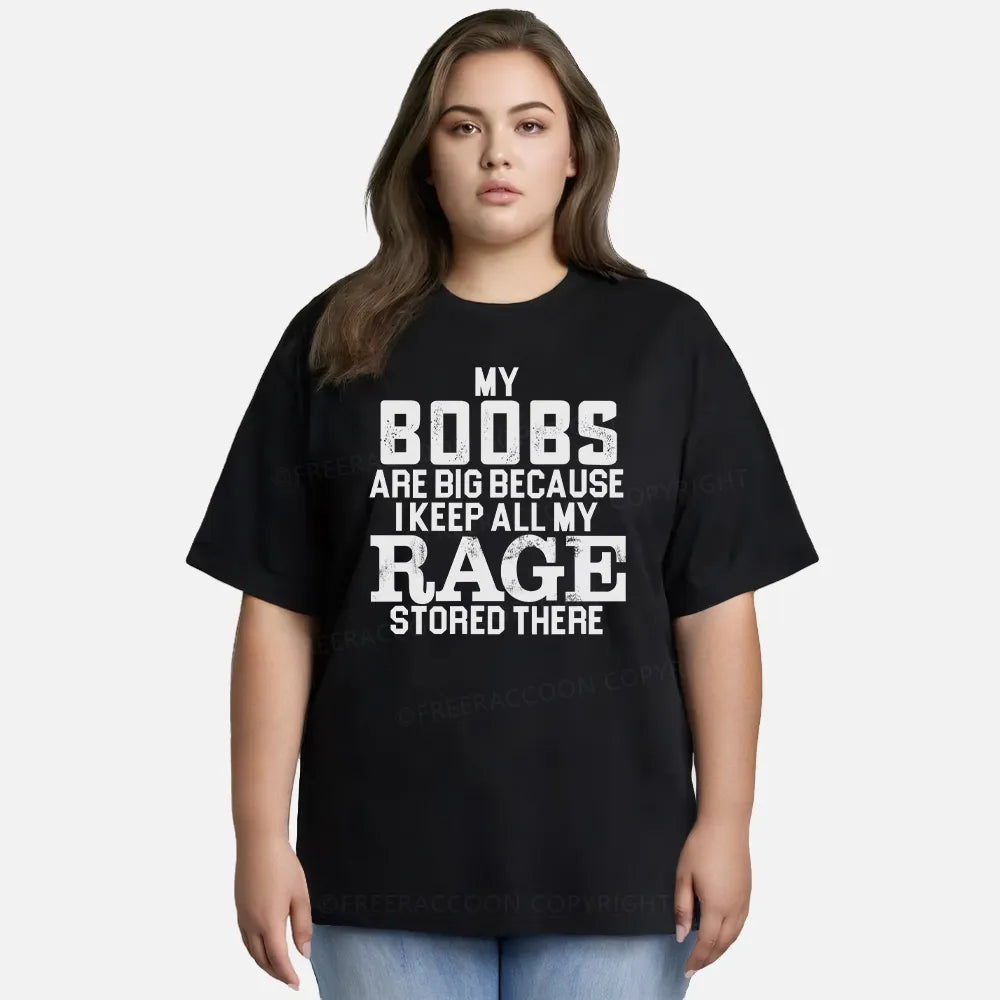 Vintage My Boobs Are Big Classic T-Shirt