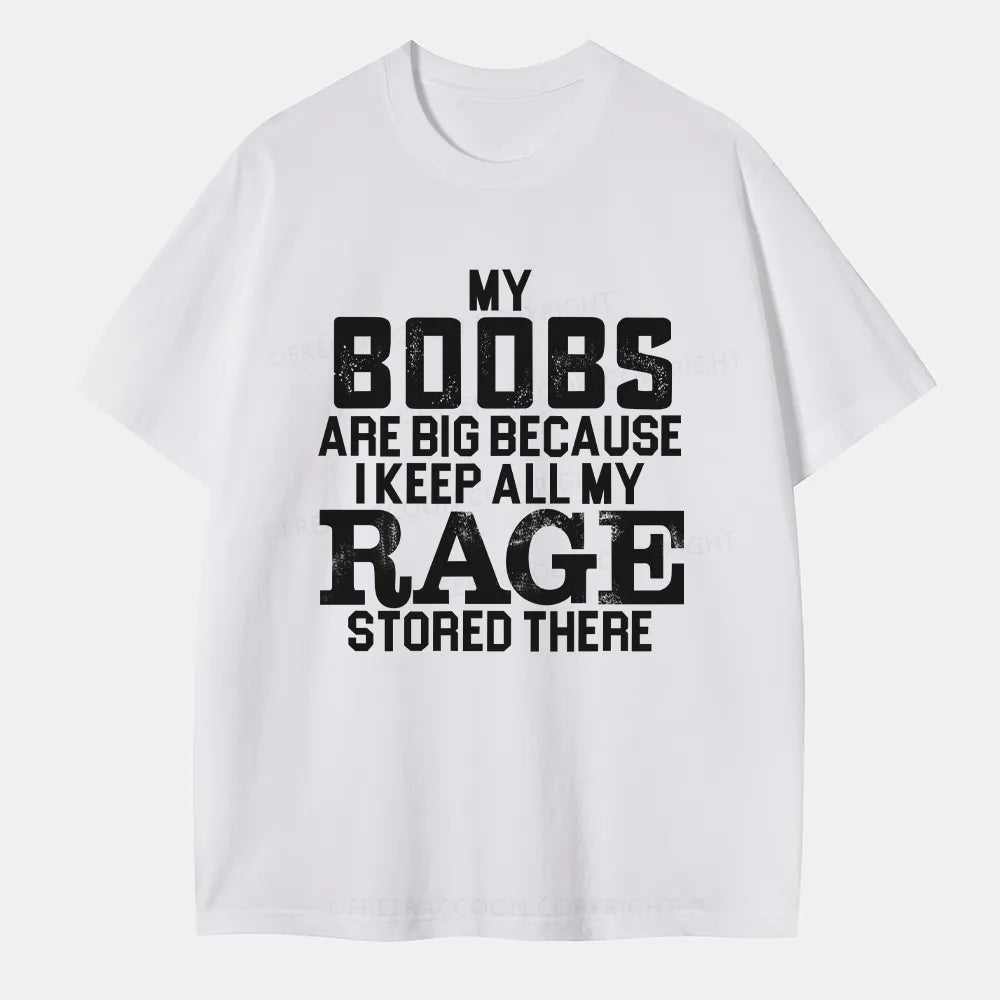 Vintage My Boobs Are Big Classic T-Shirt