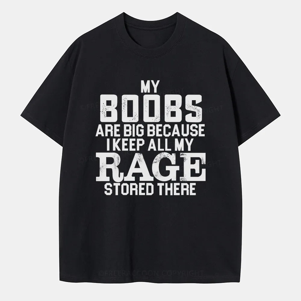 Vintage My Boobs Are Big Classic T-Shirt