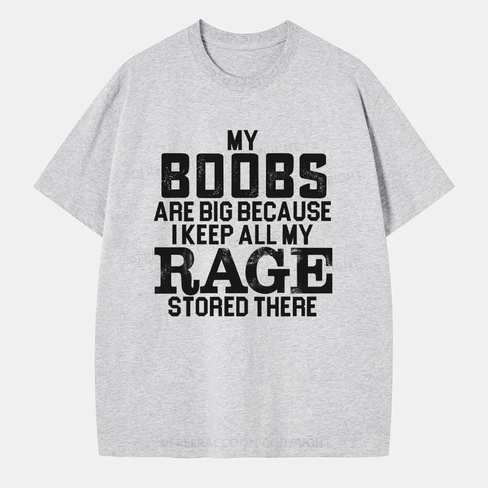 Vintage My Boobs Are Big Classic T-Shirt