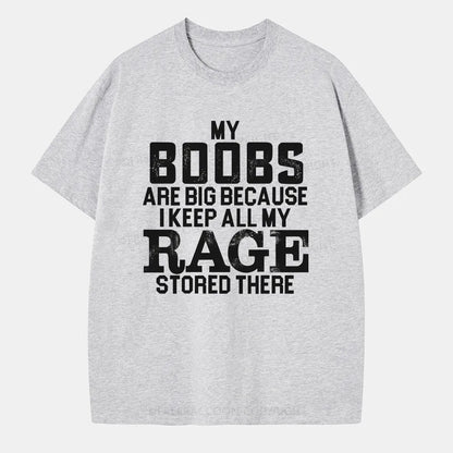 Vintage My Boobs Are Big Classic T-Shirt