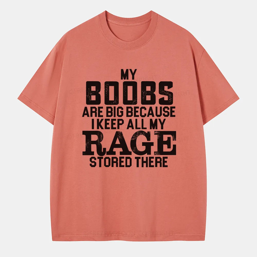 Vintage My Boobs Are Big Classic T-Shirt