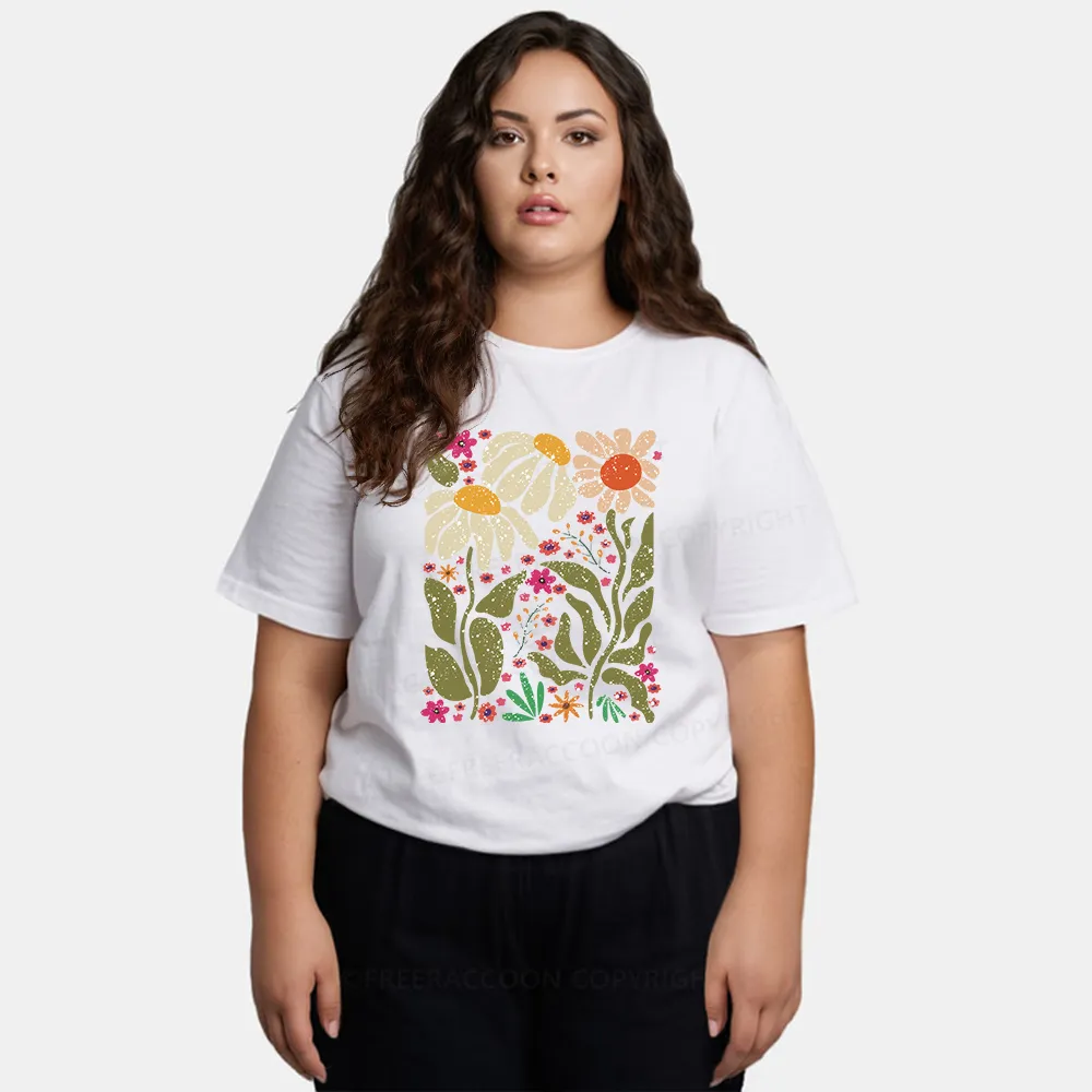 Vintage Hippie Flower Classic T-Shirt