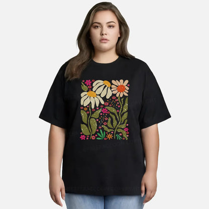 Vintage Hippie Flower Classic T-Shirt