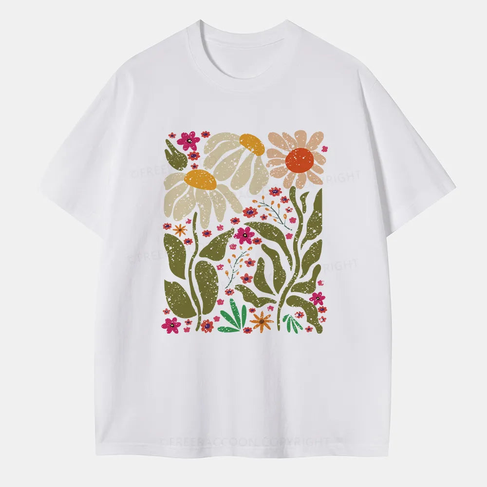 Vintage Hippie Flower Classic T-Shirt