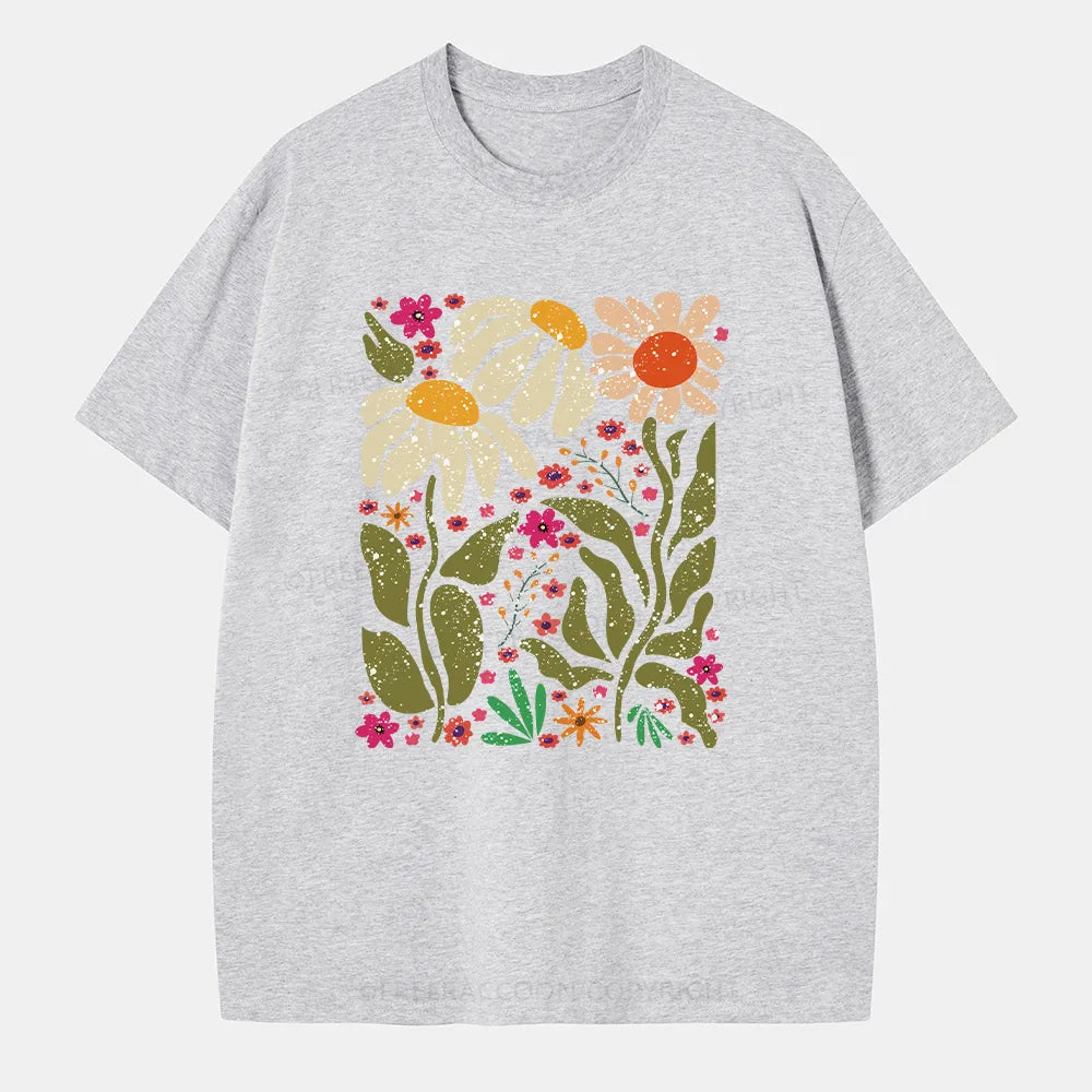 Vintage Hippie Flower Classic T-Shirt