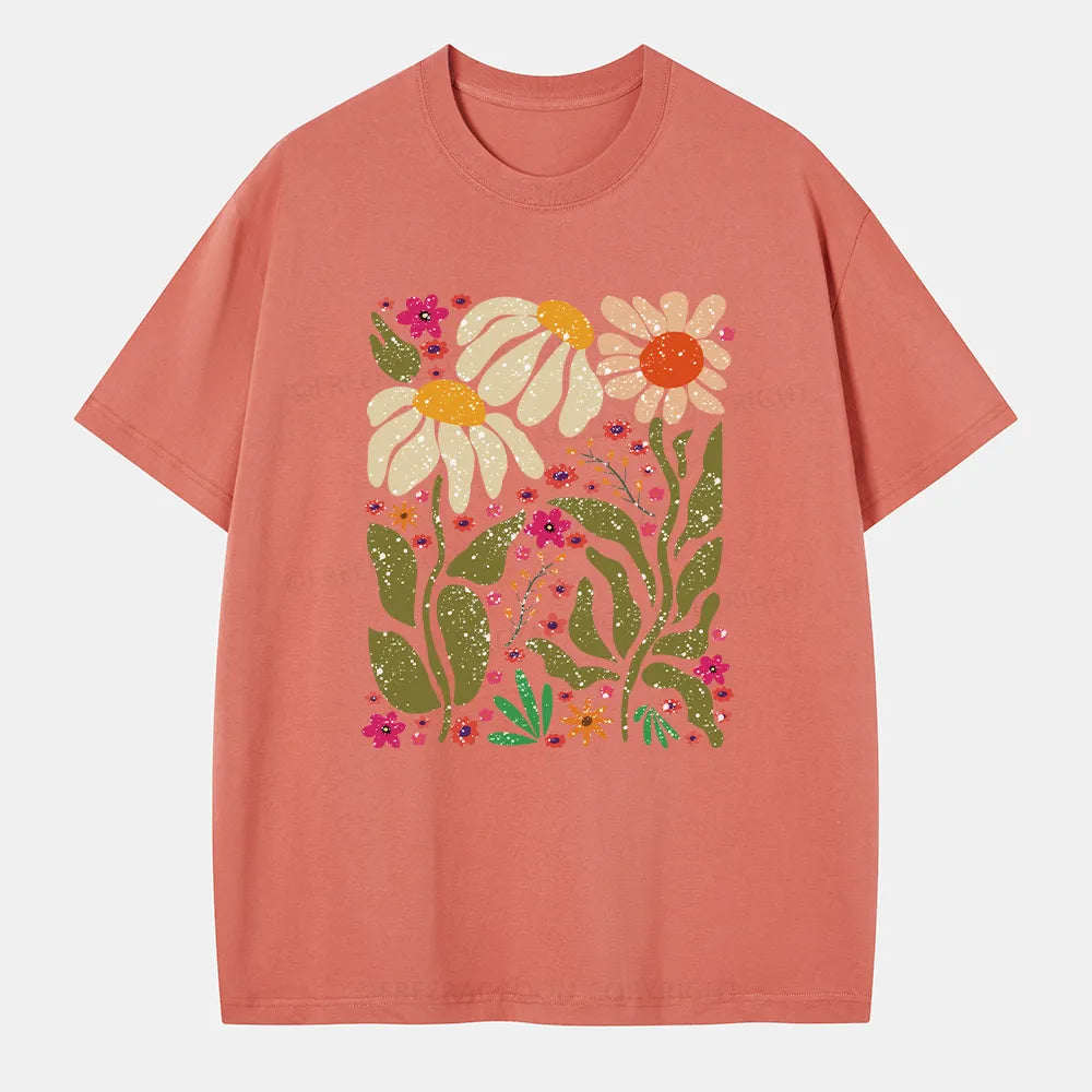 Vintage Hippie Flower Classic T-Shirt