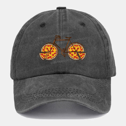 Vintage Pedal And Pizza Washed Cap