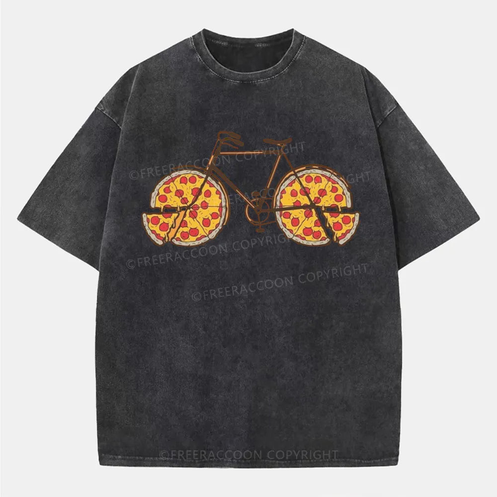 Vintage Pedal And Pizza Washed T-Shirt