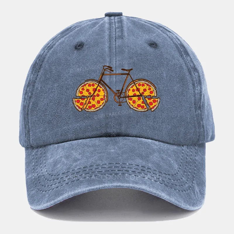 Vintage Pedal And Pizza Washed Cap