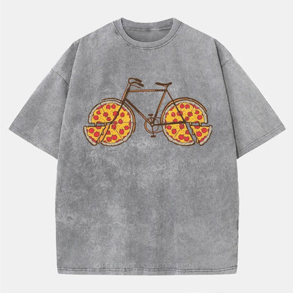 Vintage Pedal And Pizza Washed T-Shirt