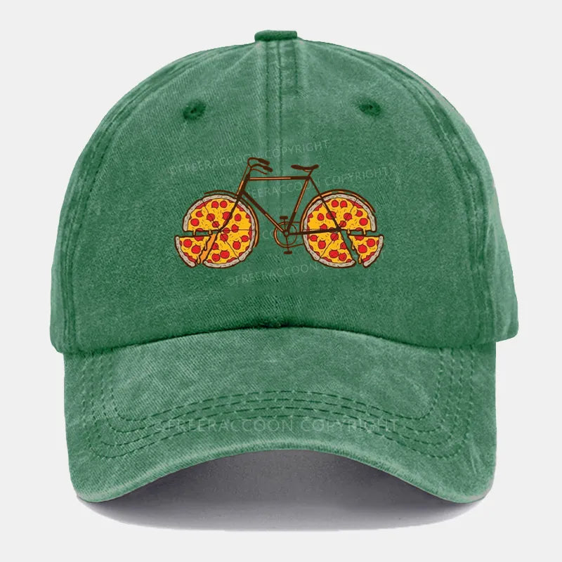 Vintage Pedal And Pizza Washed Cap