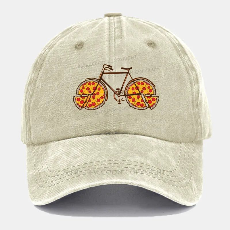 Vintage Pedal And Pizza Washed Cap