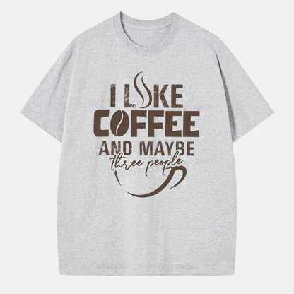 Vintage I Like Coffee And Maybe Three People Classic T-Shirt