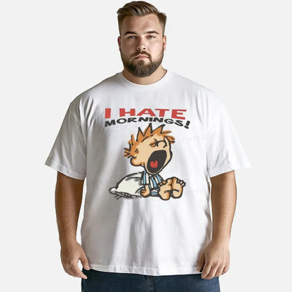 Vintage I Hate Mornings Classic T-Shirt