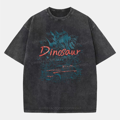 Vintage Dinosaur Entrance Washed T-Shirt