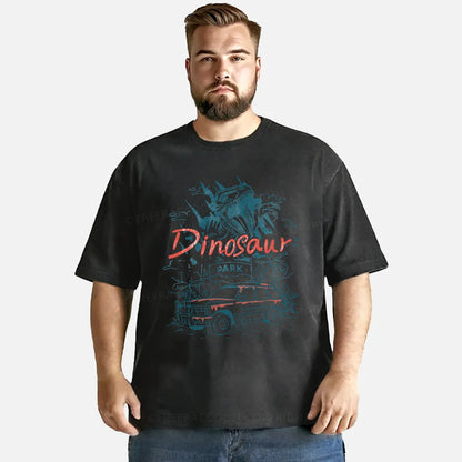 Vintage Dinosaur Entrance Washed T-Shirt