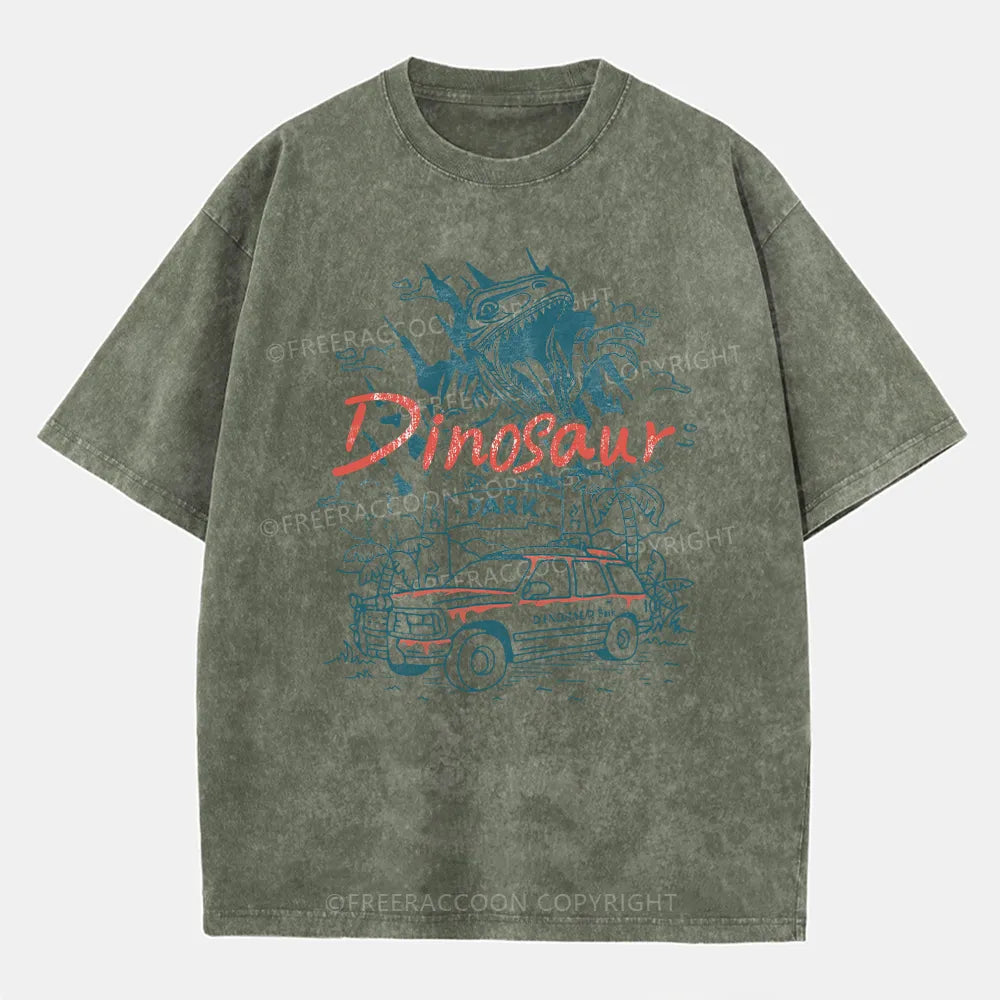 Vintage Dinosaur Entrance Washed T-Shirt