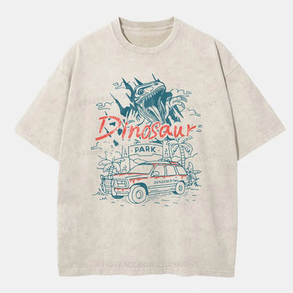 Vintage Dinosaur Entrance Washed T-Shirt