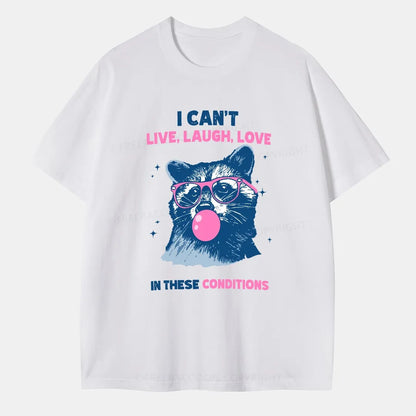 Vintage Can'T Live Laugh Love Raccoon Classic T-Shirt