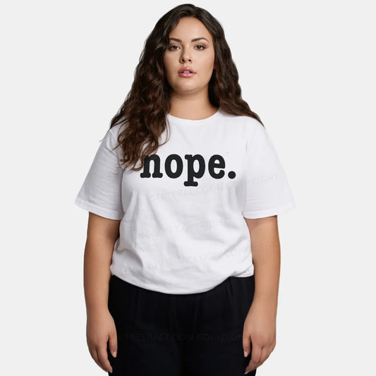 Vintage Nope. Classic T-Shirt