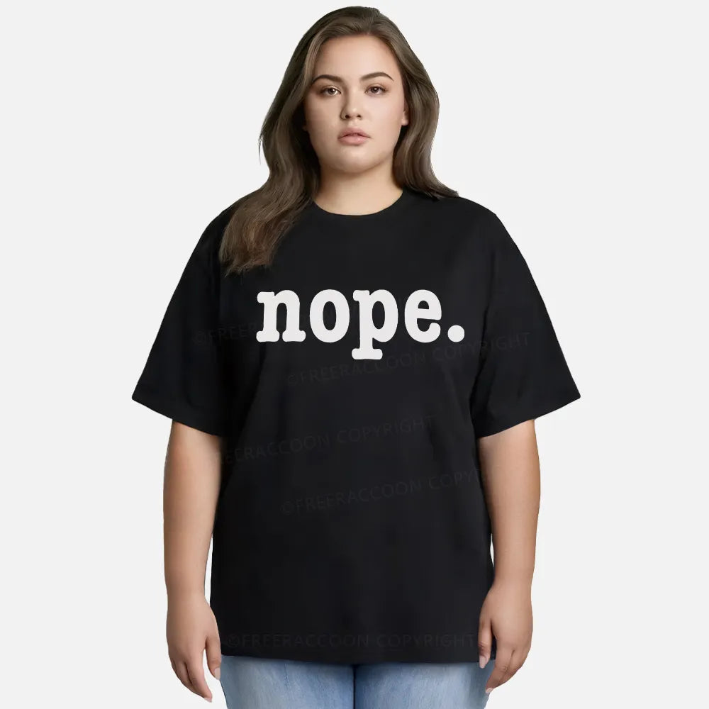 Vintage Nope. Classic T-Shirt