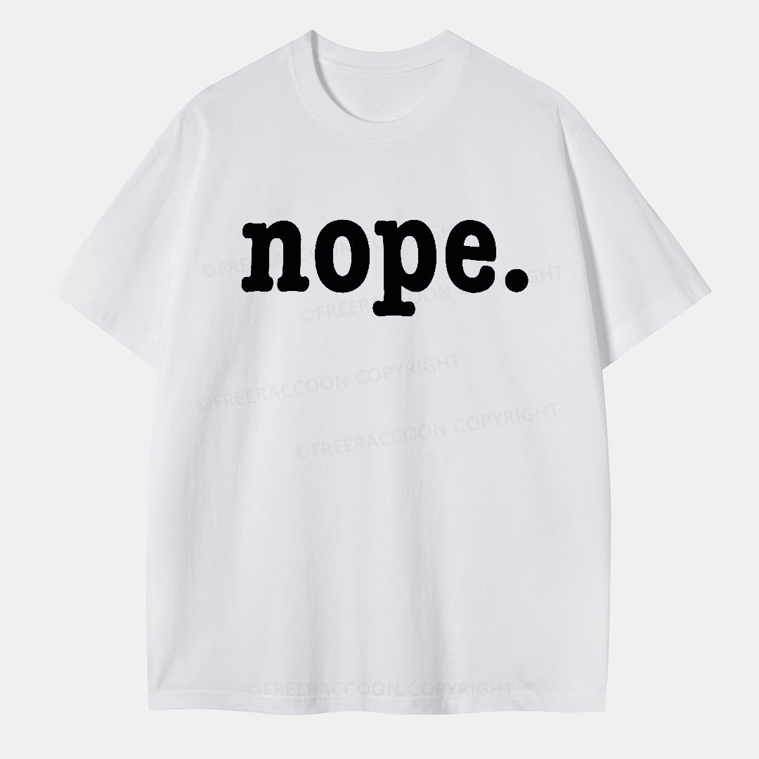 Vintage Nope. Classic T-Shirt