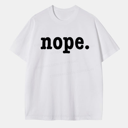 Vintage Nope. Classic T-Shirt