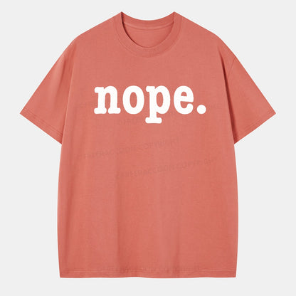 Vintage Nope. Classic T-Shirt